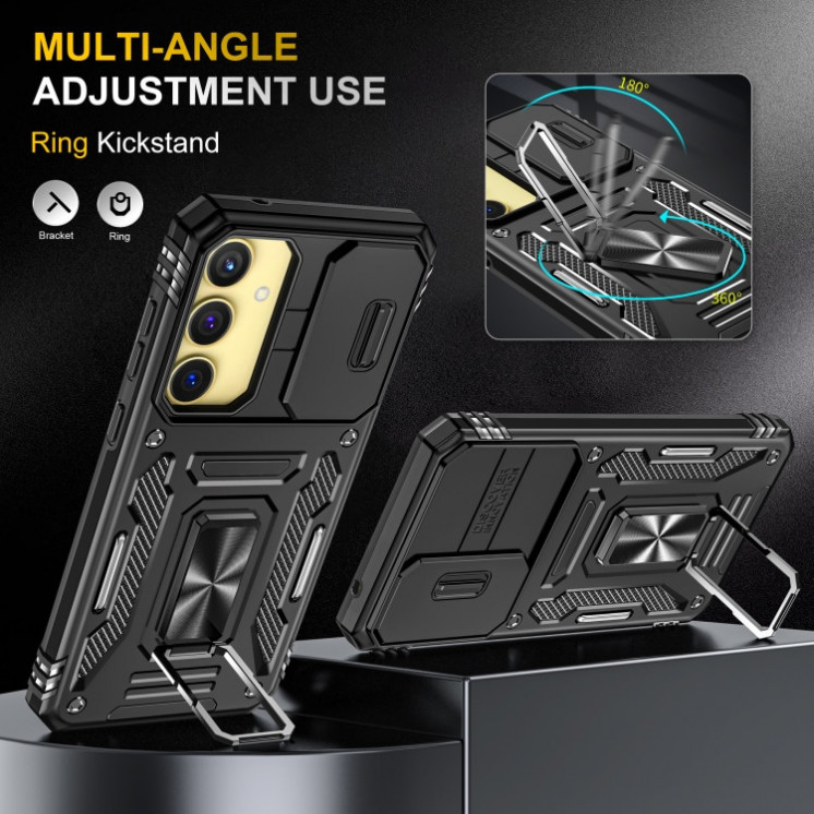 Samsung A35 5g/A55 5g. Funda Armor camshield con anillo