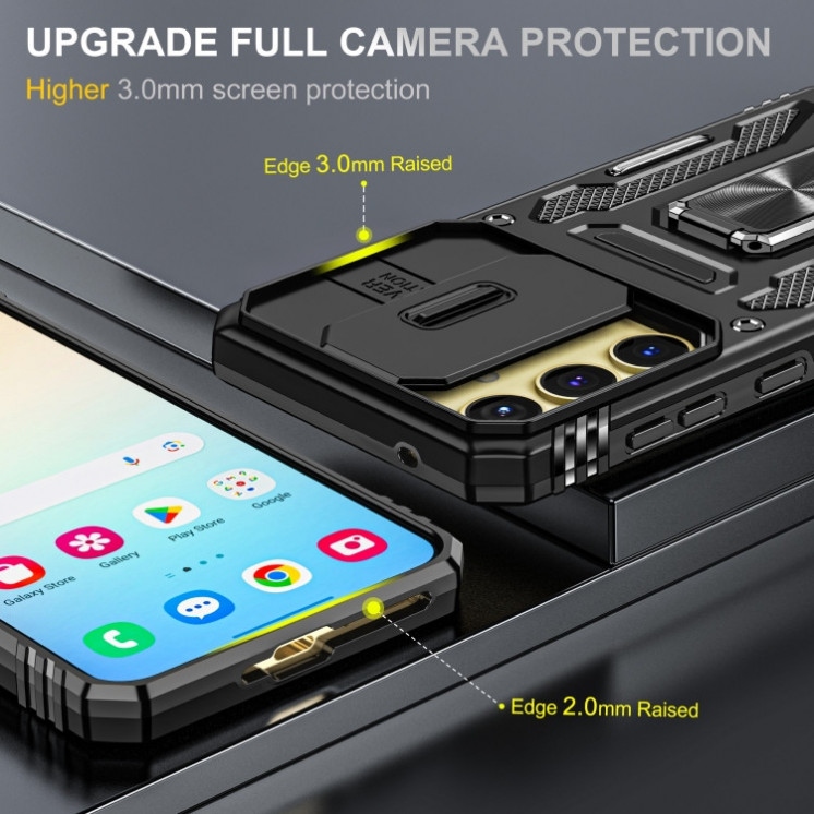 Samsung A35 5g/A55 5g. Funda Armor camshield con anillo