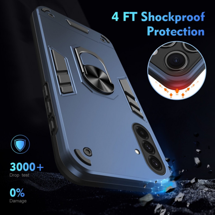 Samsung A36. Funda protectora con anillo magnético