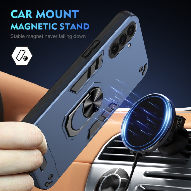 Samsung A36. Funda protectora con anillo magnético