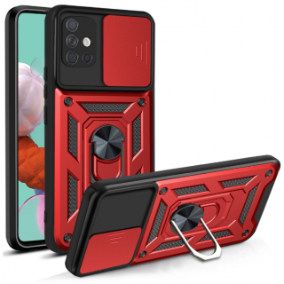 Samsung A51. Funda camshield con anillo.