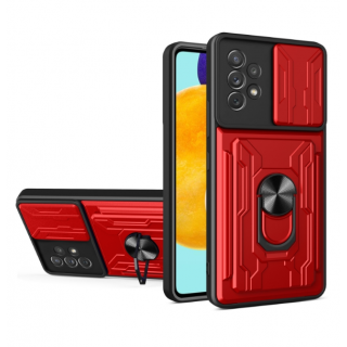 Samsung A53. Fundas camshield con anillo + porta tarjeta