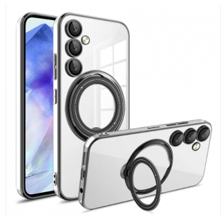 Samsung A55 5G. Funda compatible con MagSafe con anillo 360