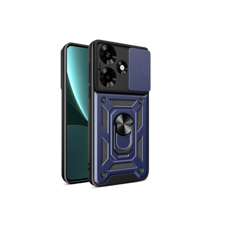 Infinix Hot 30. Funda Camshield con anillo