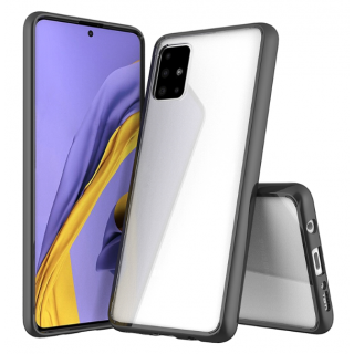 Samsung A71. Funda transparente TPU + acrílico