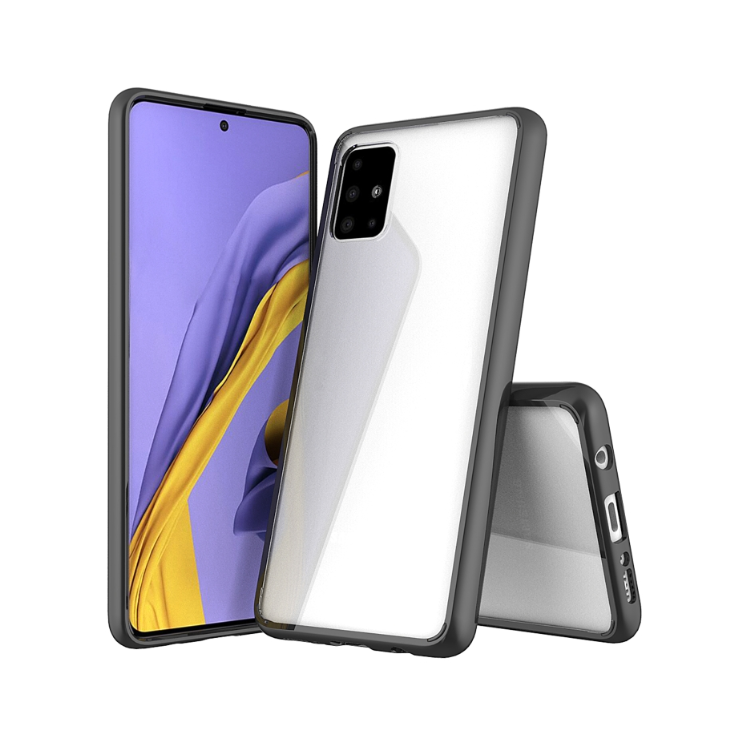 Samsung A71. Funda transparente TPU + acrílico