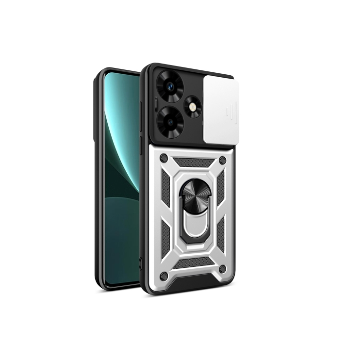 Infinix Hot 30. Funda Camshield con anillo