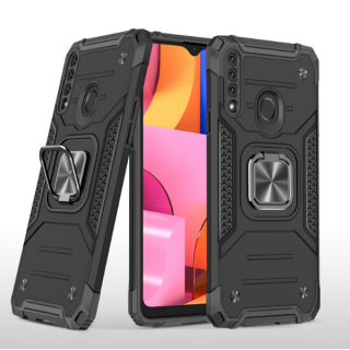 Samsung A20s. Funda Armor TPU+PC con anillo magnético
