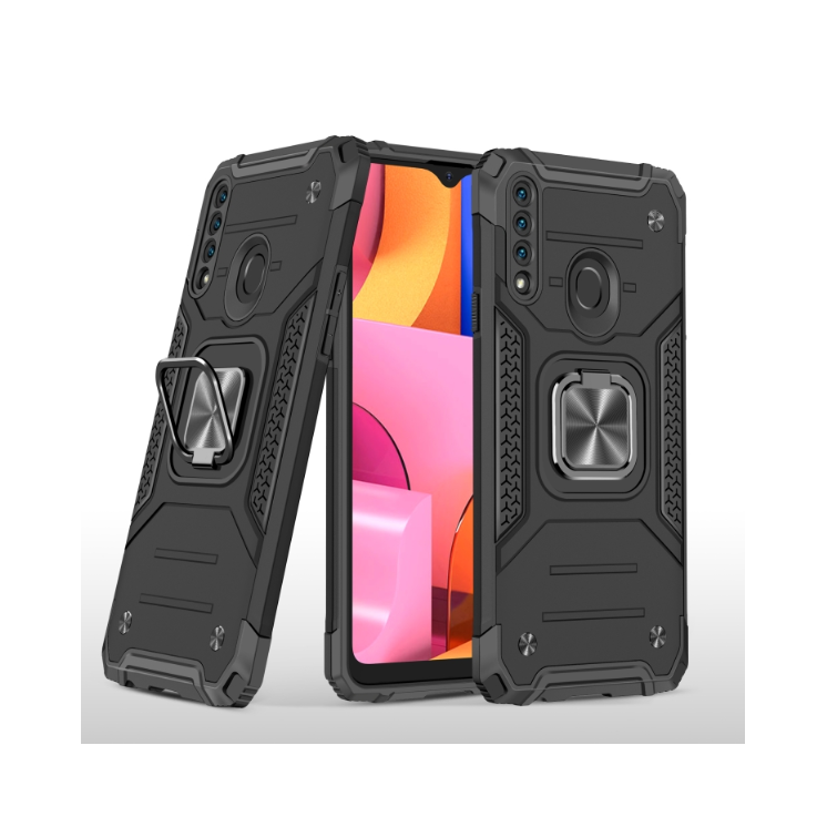 Samsung A20s. Funda Armor TPU+PC con anillo magnético