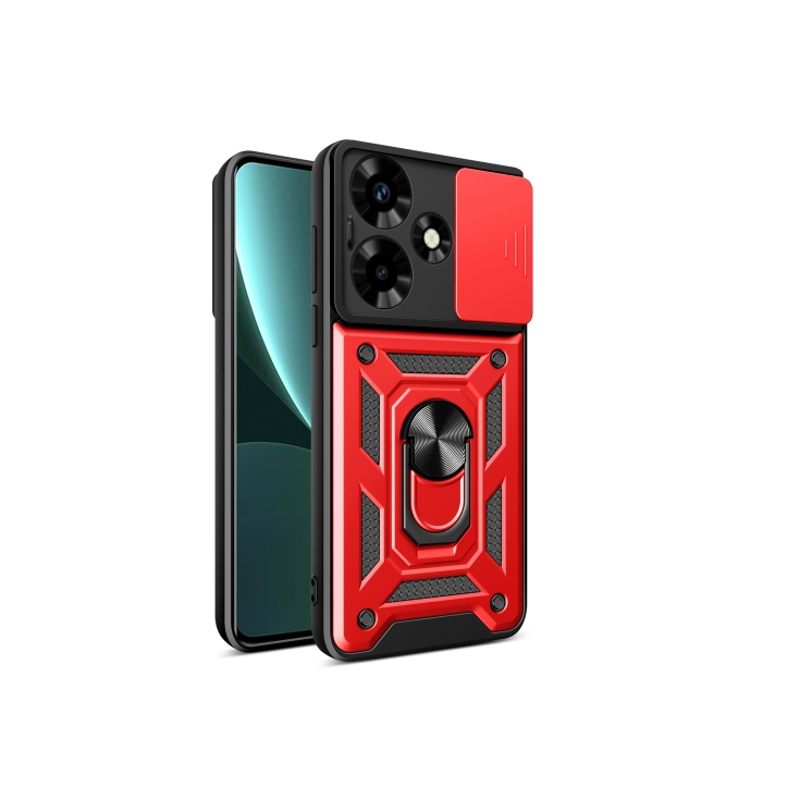 Infinix Hot 30. Funda Camshield con anillo