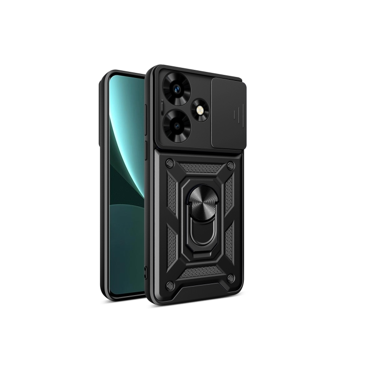 Infinix Hot 30. Funda Camshield con anillo