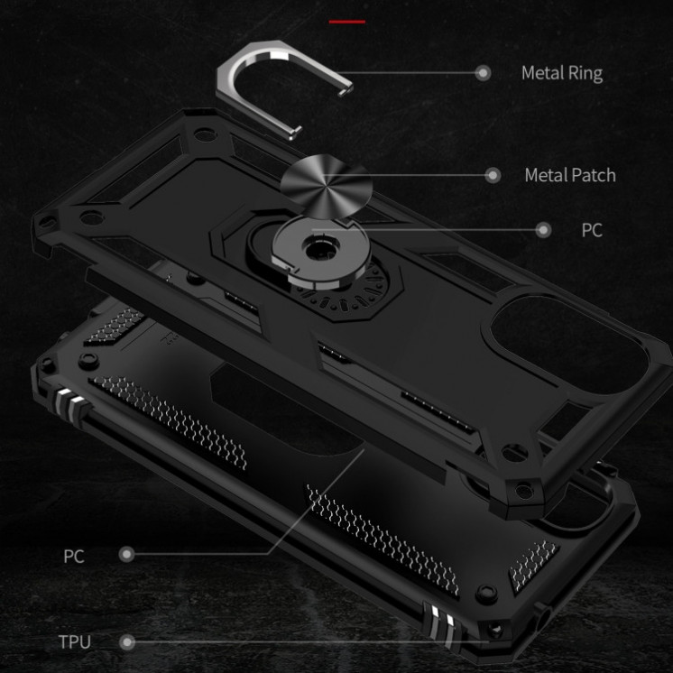 Motorola G22/E32. Funda Armor con anillo