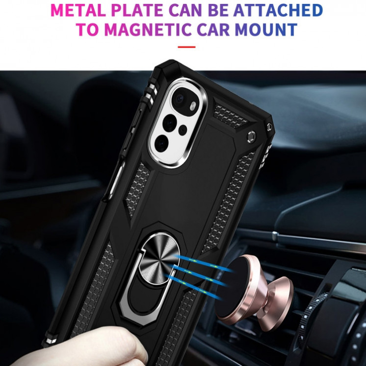 Motorola G22/E32. Funda Armor con anillo