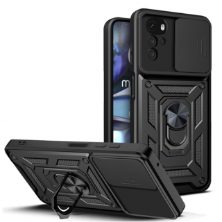 Motorola G22/E32. Funda Camshield con anillo