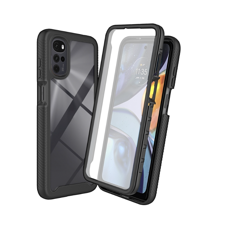 Motorola G22/E32. Funda 360 con protector de pantalla