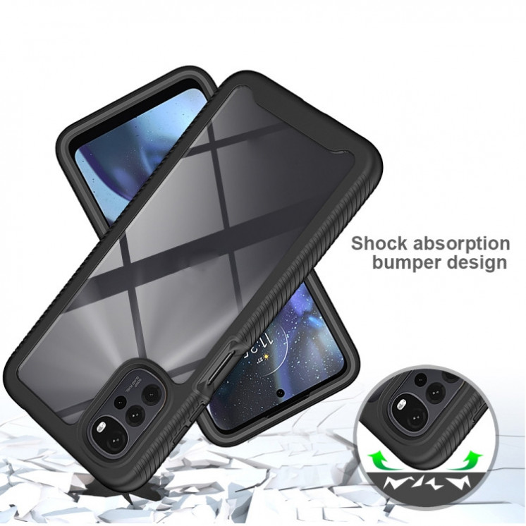 Motorola G22/E32. Funda 360 con protector de pantalla