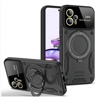 Motorola G13/G23/G53. Funda con anillo stand compatible con MagSafe