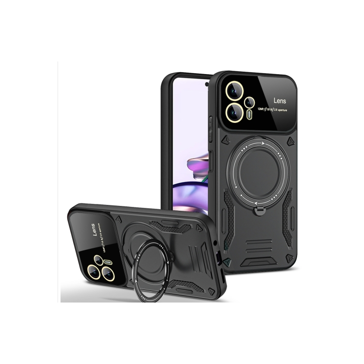Motorola G13/G23/G53. Funda con anillo stand compatible con MagSafe